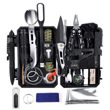 2020 Emergency Outdoor Camping 60 in 1 Earthquake Survival Gear Kit with Whistle Flashlight Pliers Tactical Pen Wire Saw Knife